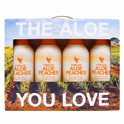 4-Pack Forever Aloe Peaches