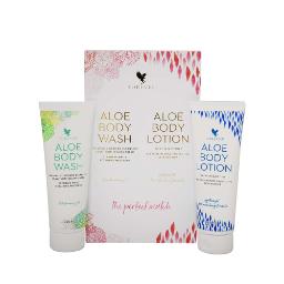 Geschenk-Set: Aloe Body Wash & Aloe Body Lotion