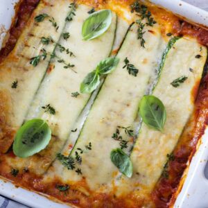 Zucchini-Bolognese